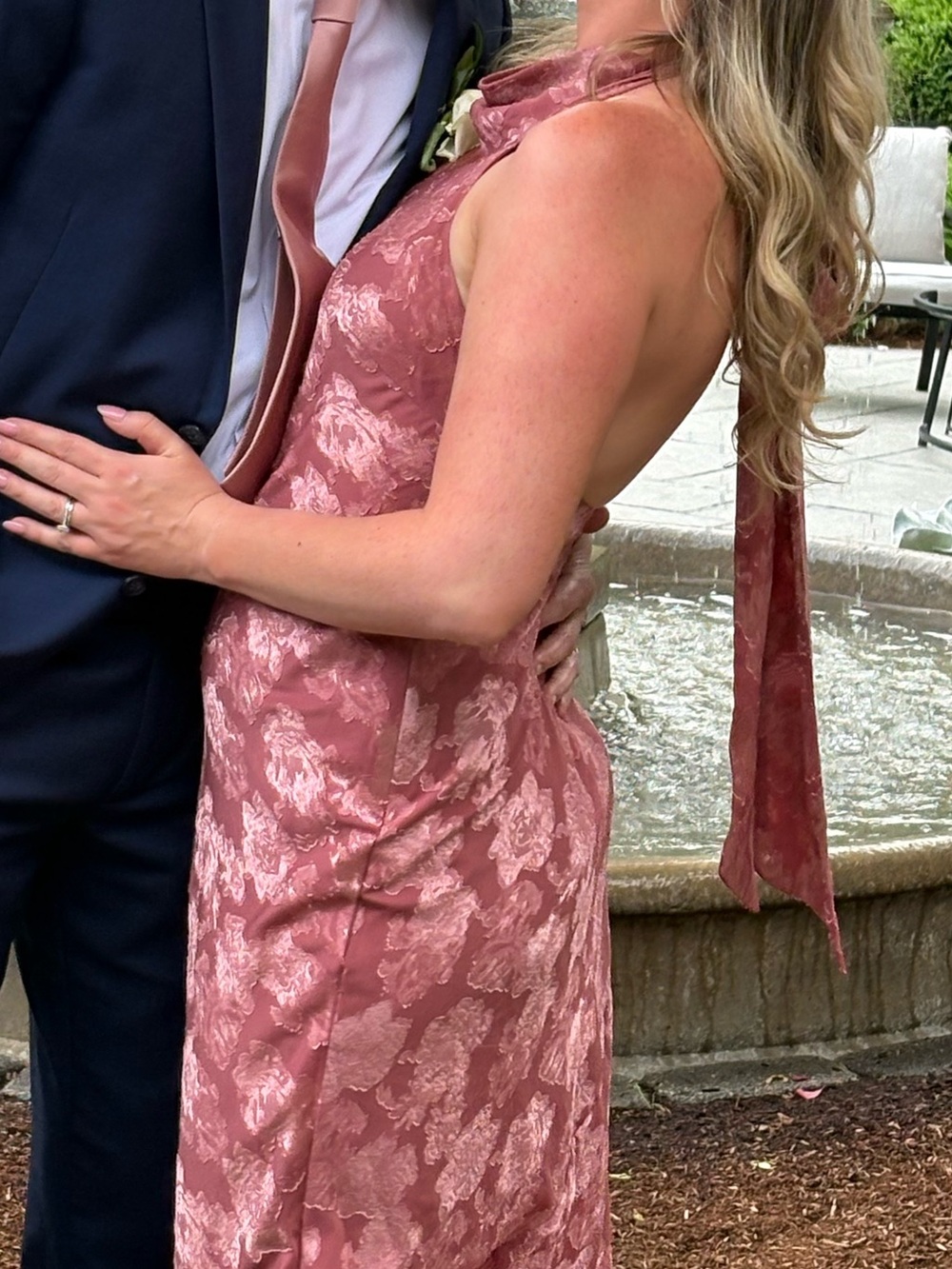 Dusty Rose Formal Dress